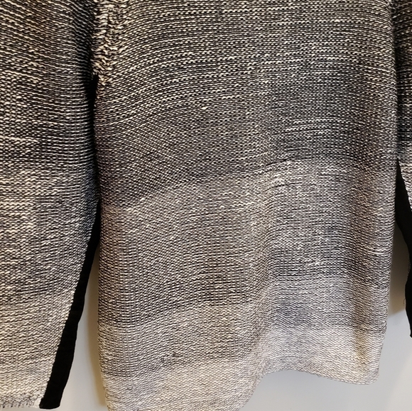 Helmut Lang Black Ombre & Sheer Crewneck Sweater L NWOT - Picture 4 of 12